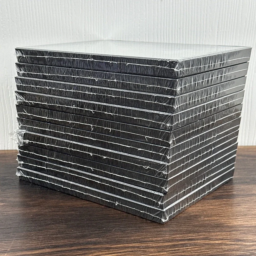 MCS Format 6x8 Black Picture Frames Front Loading Wall Tabletop Set of 10